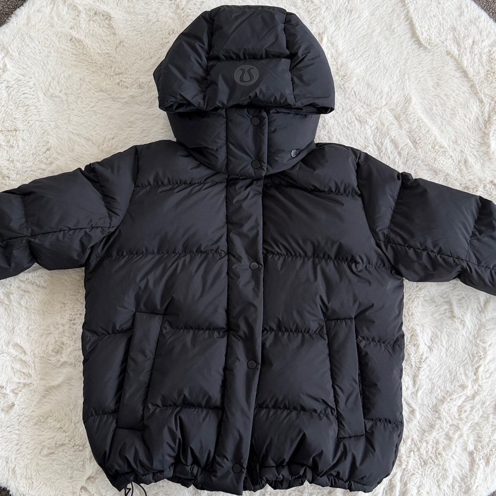 ❤️ Lululemon Wunder Puff Jacket in Black Size 6 New